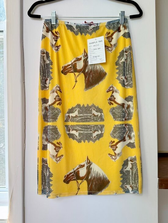 Lisa Says Gah Dresses & Skirts - NWT Lisa Says Gah Horse Print Slip Skirt SAMPLE PIECE